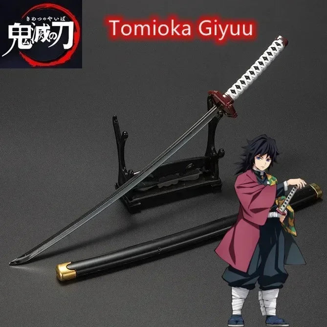 10-Inch Metal Demon Slayer Katana Toy Sword - Kimetsu No Yaiba Collectible Gift
