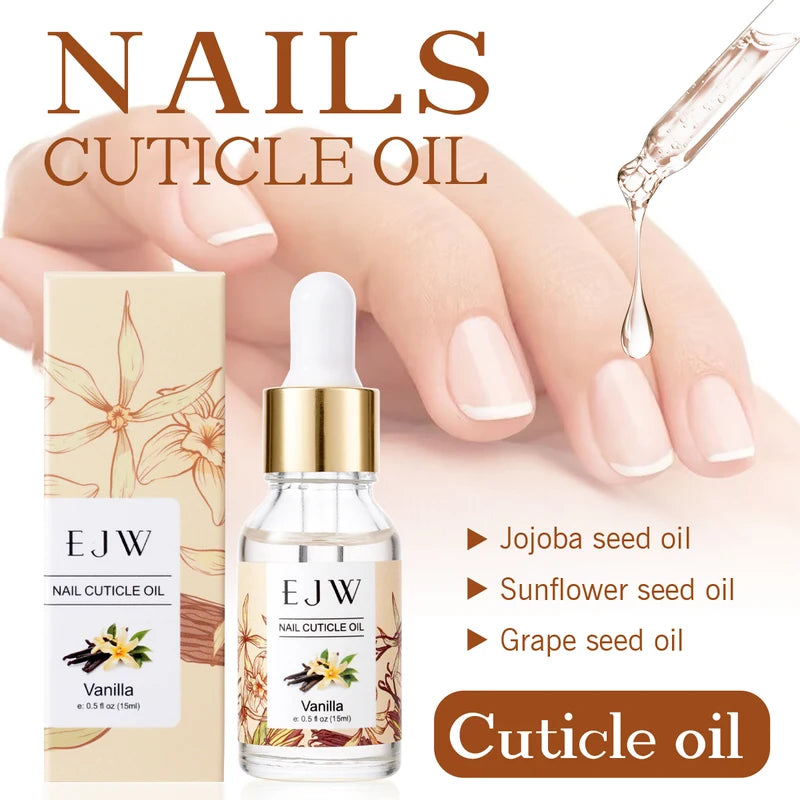 Nail Cuticle Oil for Moisturizing and Repairing Dry, Fragile Nails - Quick Drying, All Colors