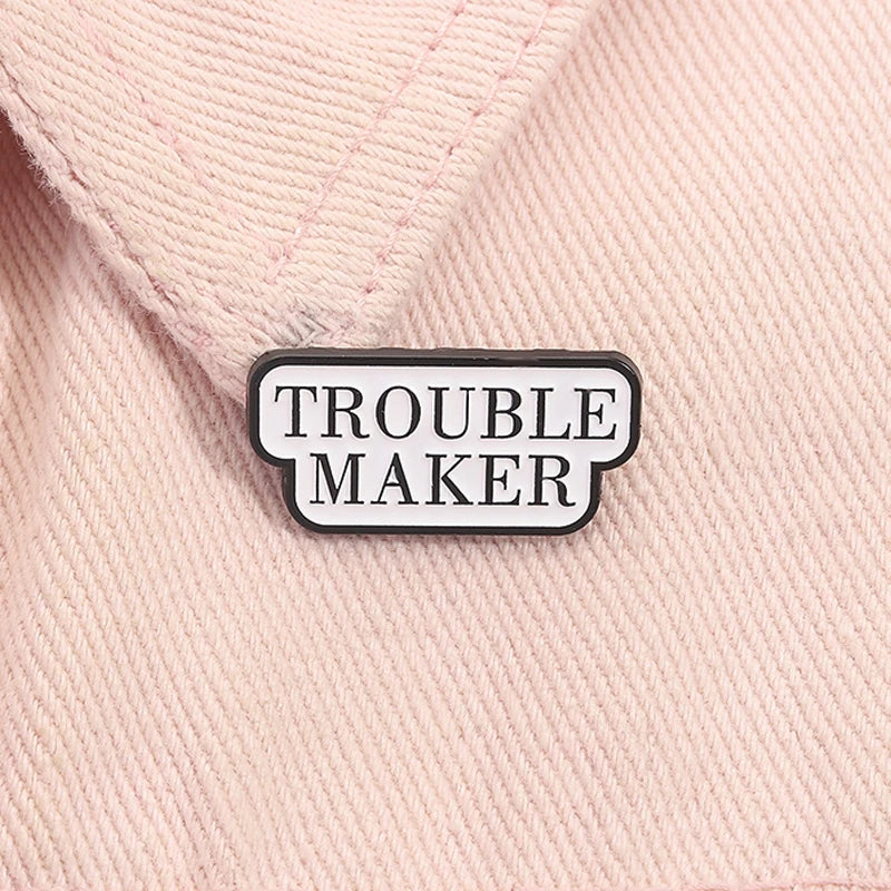 Funny Quotes Enamel Lapel Pins - Sarcasm Humor Brooches Gift for Employees