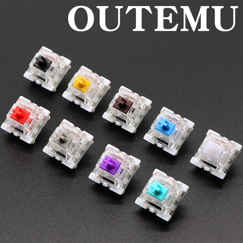 Mechanical Keyboard Switches Set - Dust-Proof, Tactile, Clicky, Silent Options