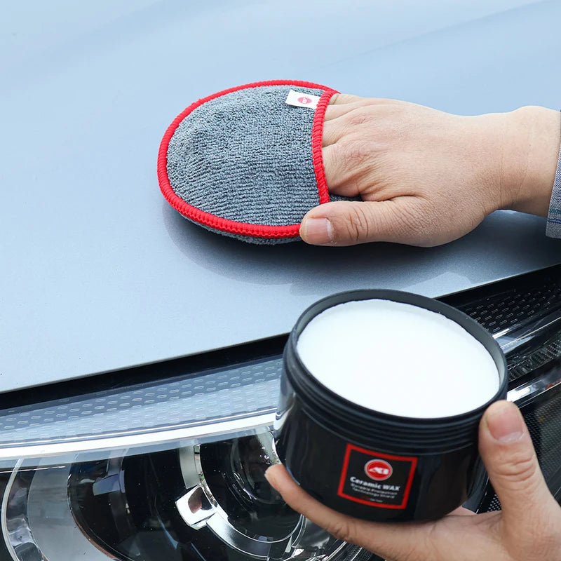 Car Waxing Sponge Applicator Pads 5 Inch Fiber Soft Foam Polishing Pads - AUTOBRIGHT