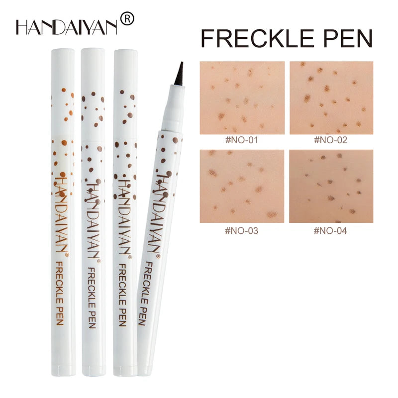 Natural Fake Freckle Pen - Waterproof, Quick-Drying Makeup Tool for Real-Like Freckles