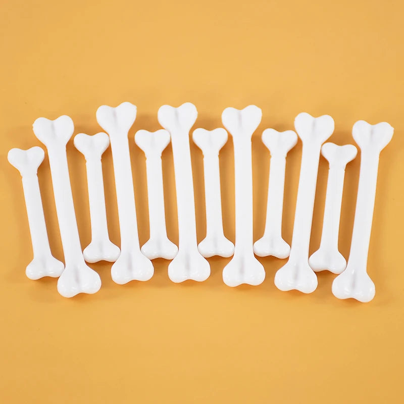 12Pcs Halloween Plastic Bones Decoration Props for Haunted House & Party