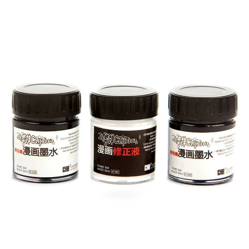 Waterproof Correction Fluid for Comic and Manga Drawing - 30ml Art Ink