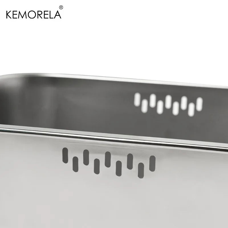 10L Stainless Steel Multipurpose Kitchen Sink Bowl - Dishwashing & Vegetable Washing