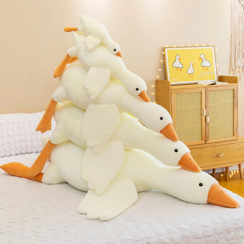 Cute Goose Plush Pillow - Soft Duck Sleeping Cushion for Sofa & Kids