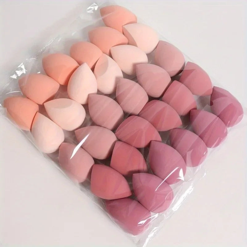 Latex-Free Fragrance-Free Makeup Sponge Set for All Skin Types - 7/18PCS