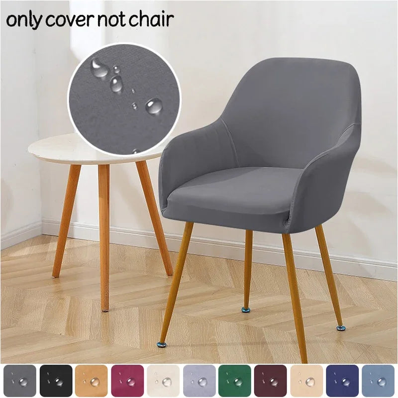Water-Resistant Elastic Dining Chair Cover for Kitchen, Wedding & Hotel Use