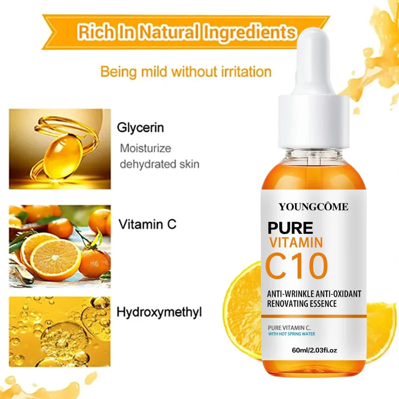Vitamin C Face Serum with Hyaluronic Acid Brightening & Anti-Aging Essence
