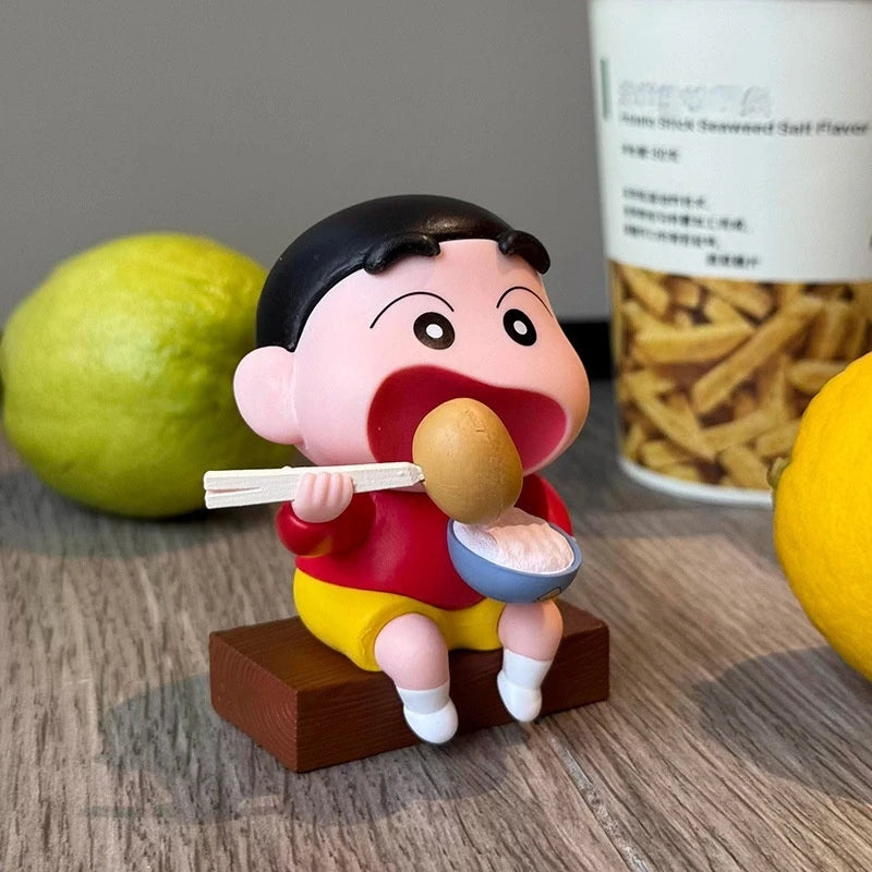 Crayon Shin-chan Cartoon Figurine Car Dashboard Ornament - Creative Interior Decoration