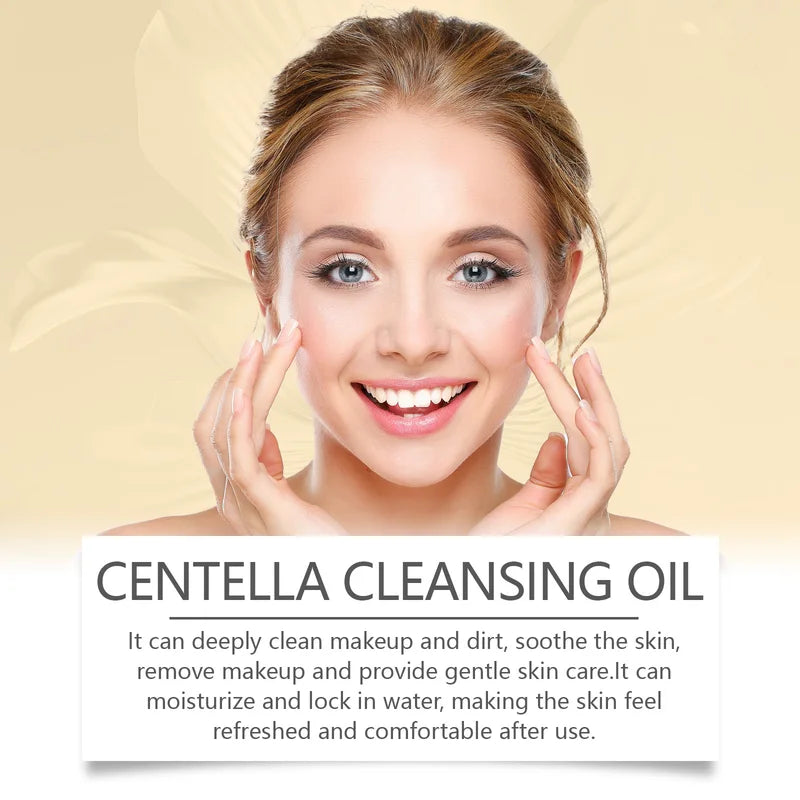 Gentle Centella Makeup Remover Oil & Facial Cleansing Set for Sensitive Skin