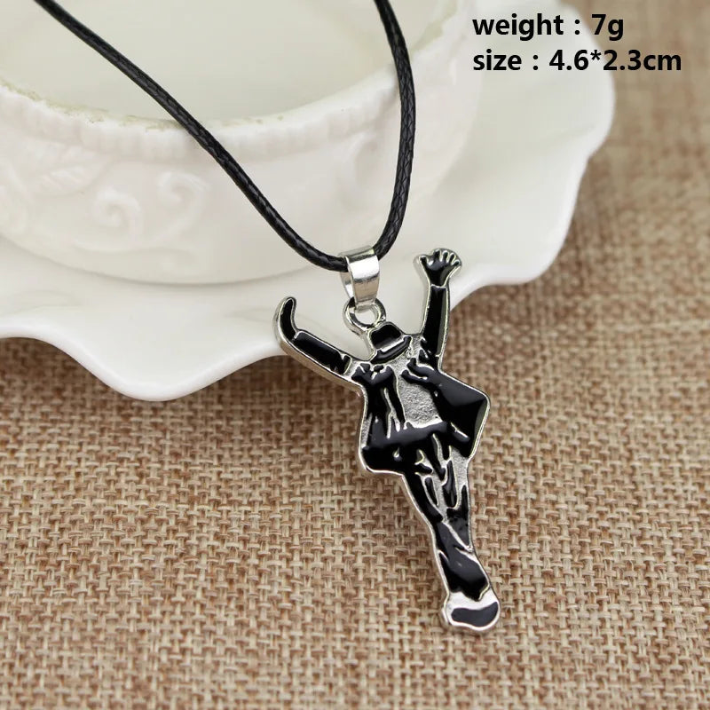 Michael Jackson BAD Necklace Rock Roll Pendant Punk Jewelry Men Women Gift