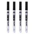 4Pcs Oil-Based Permanent Paint Markers Set - Waterproof Fine Tip for Rock, Wood, Metal, Canvas