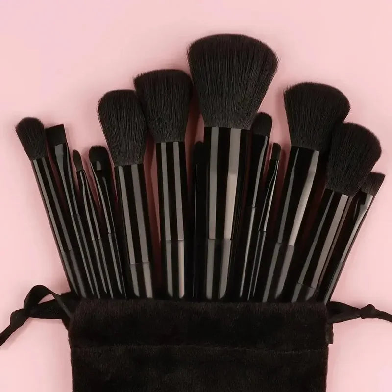 Professional Makeup Brush Set with Soft Fluffy Blending & Foundation Brushes