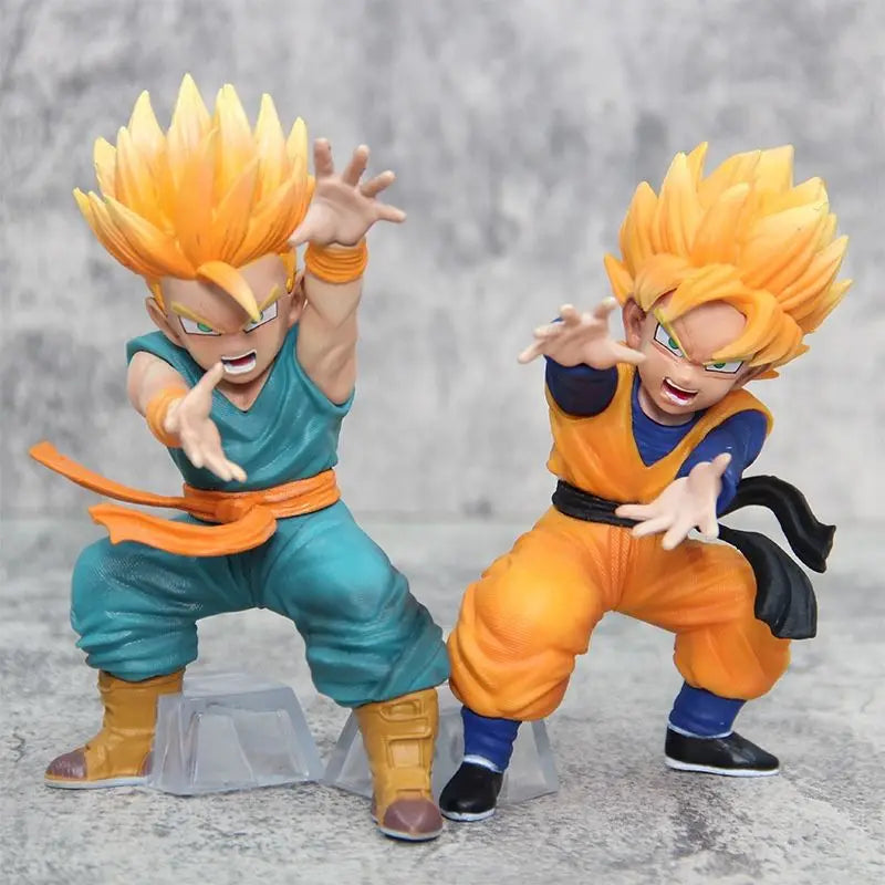 15cm Dragon Ball Action Figure Son Gohan Trunks PVC Collectible Statue Anime Toy