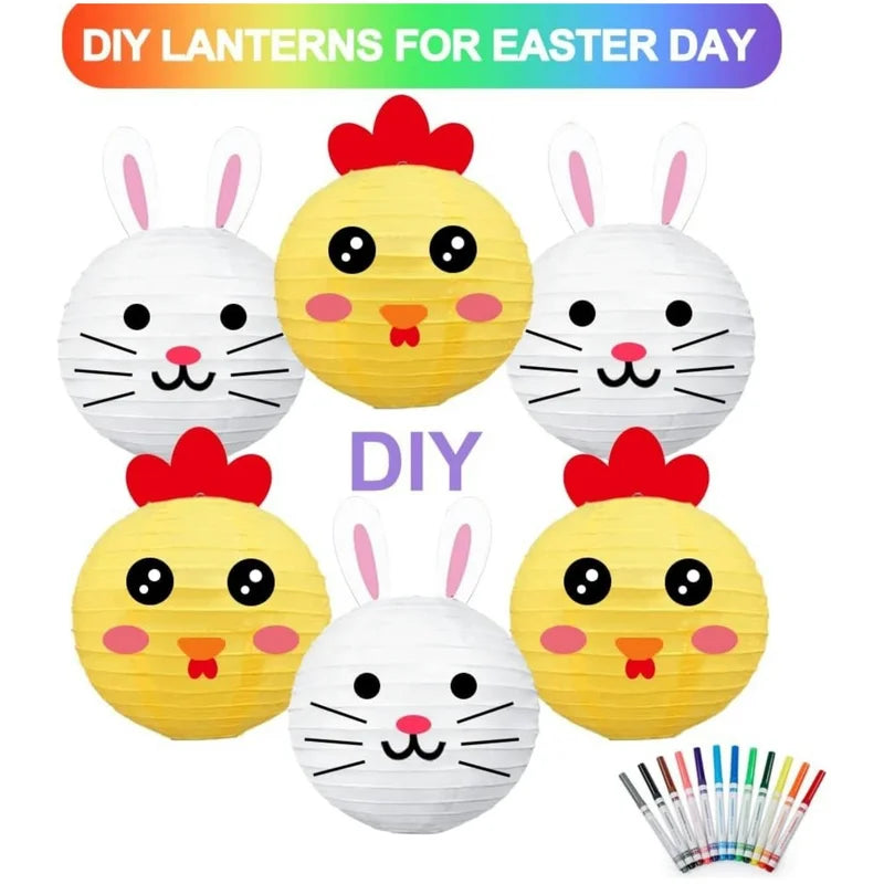 Decorative Paper Lanterns - Chinese Round Hanging Lamps for Weddings Parties Christmas