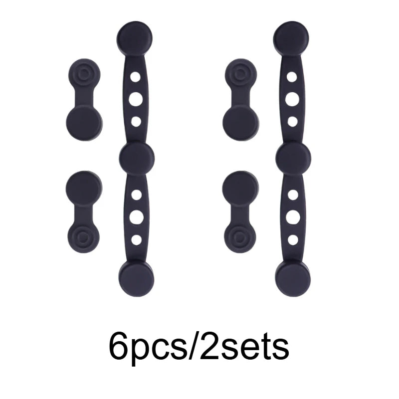 Magnetic Silicone Buckles for Air Fryer - Non-Stick Parch Clips & Fasteners, 6 Pieces or 2 Sets
