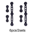Magnetic Silicone Buckles for Air Fryer - Non-Stick Parch Clips & Fasteners, 6 Pieces or 2 Sets
