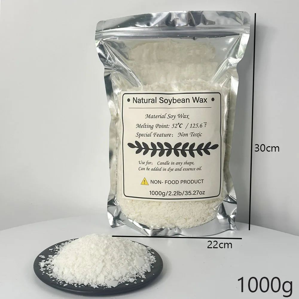 Natural Soy Wax for Candle Making - DIY Handmade Candle Kit, Additive-Free