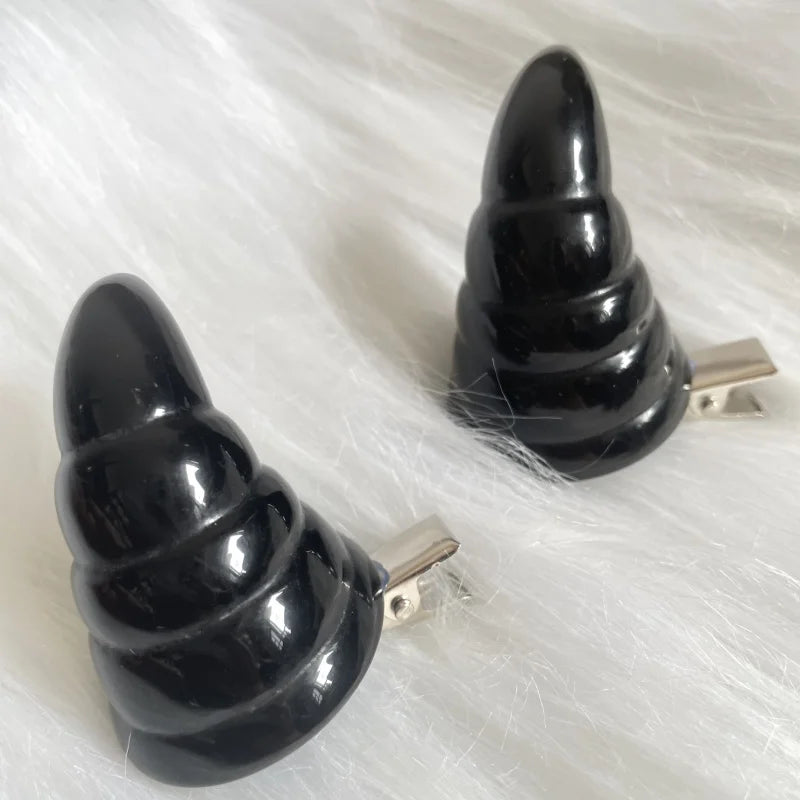 Halloween Gothic Horn Hairpins - Unicorn Night Party Costume Accessories
