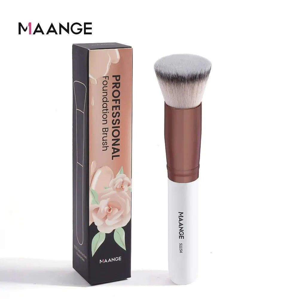 Multipurpose Makeup Brush Set for Foundation, Concealer, Powder, Blush & Contour - Soft Dense Bristles