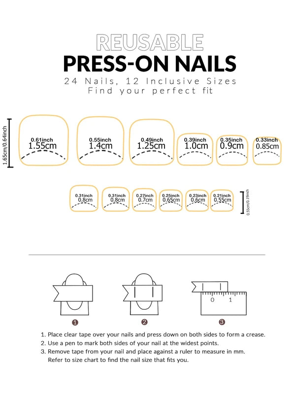48pcs French Black Border Hand & Foot Fake Toenails Glossy Fully Covered Nude Spring Break Set