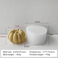 Silicone Mold for Candles, Resin, Chocolate & Crafts - Halloween Pumpkin Design