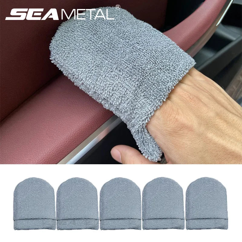 Car Polishing Wax Sponge Set - Microfiber Foam Applicators for Detailing