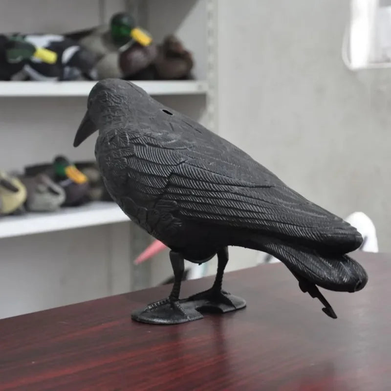 Bird Repellent Scarecrow Raven Decoy for Garden & Outdoor Pest Control
