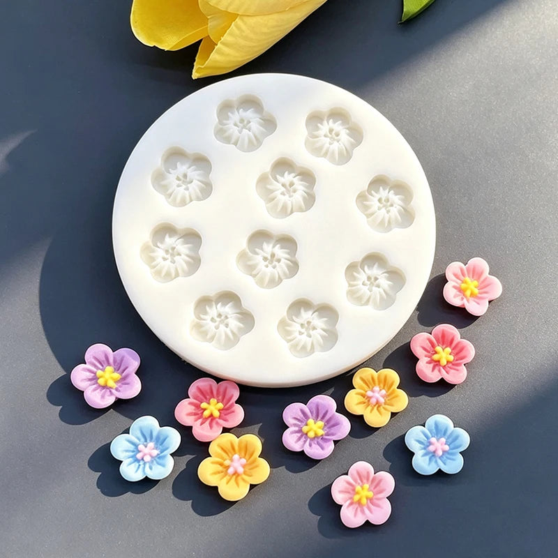 Flower Daisy Silicone Sugarcraft Mold for Cake Decorating - Food Grade Baking Tool