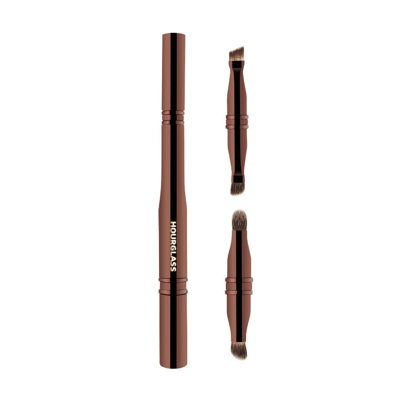 Multifunctional Makeup Brush Set - 4-Head Eye Brush for Eyeshadow Eyeliner Eyebrows