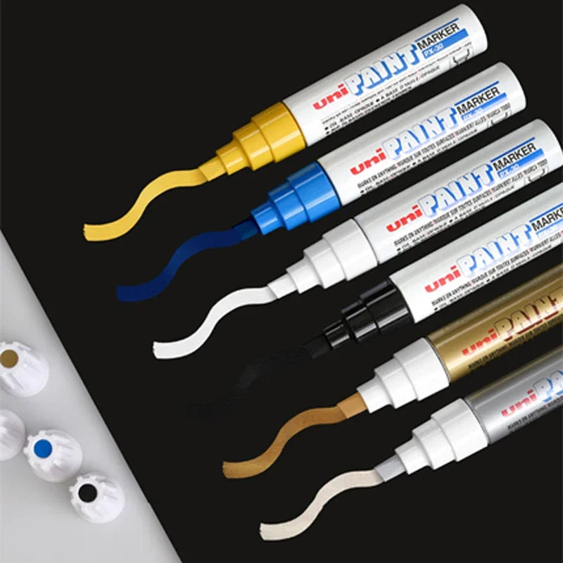 6 Pack Paint Markers Waterproof Oily Permanent Car Scratch Repair Graffiti