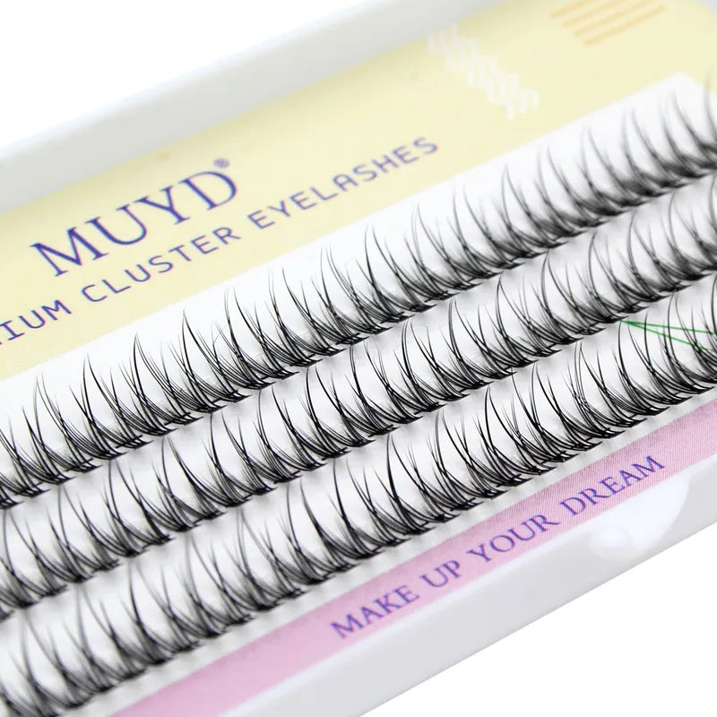 DIY Clustered Eyelash Extensions 3D Fluffy Natural False Eyelashes - Multiple Lengths & Curls