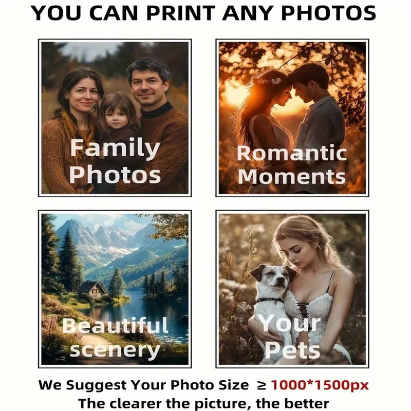 Personalized Canvas Wall Art Prints Set for Home & Family Decor