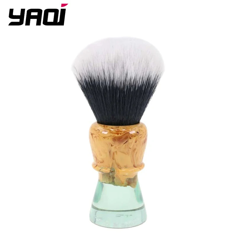 Men's Shaving Brush with Tuxedo Knot Synthetic Hair and Resin Handle
