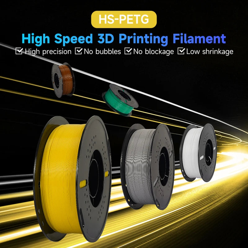 High-Speed PETG 3D Printer Filament 1.75mm 5kg/10kg Mix Colors Hyper Series