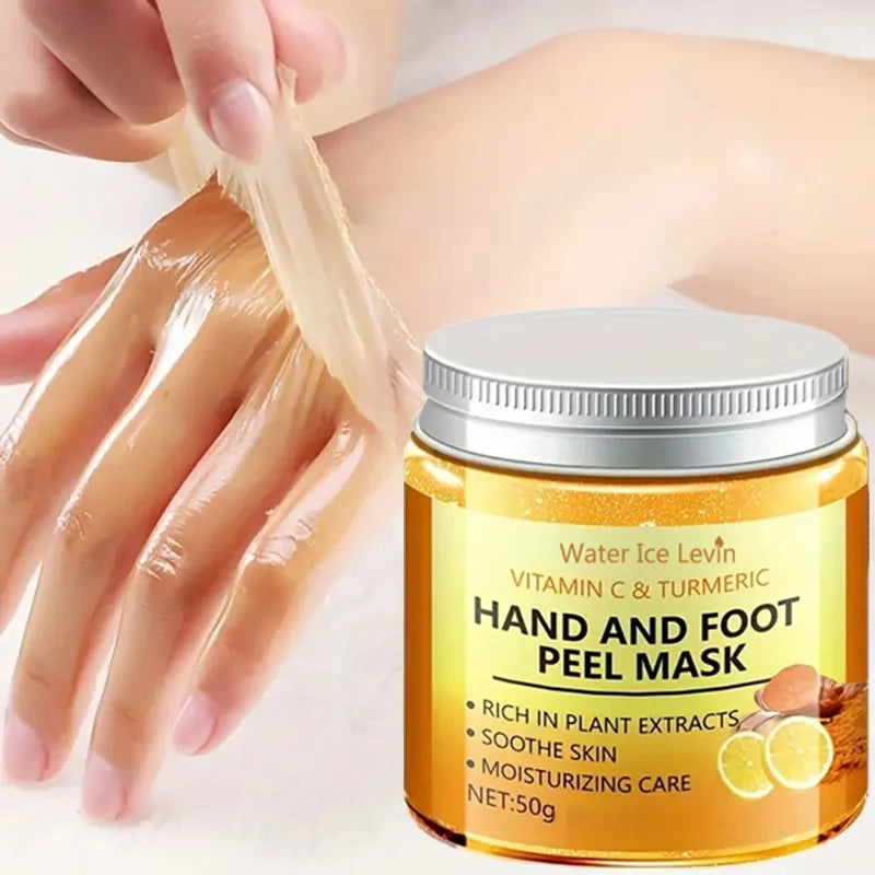 Vitamin C Turmeric Hand & Foot Mask for Skin Smoothing & Brightening