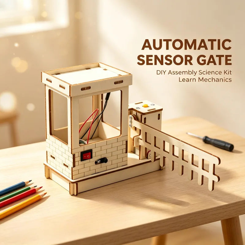Children's DIY Science Experiment Models - Smart Sensor Door Kit Educational Toy
