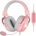 Gaming Headset RGB Backlit Wired 7.1 Surround Sound Over-Ear Headphones