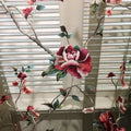 Luxury Embroidered Window Curtains for Living & Dining Rooms - Custom Sizes & Colors