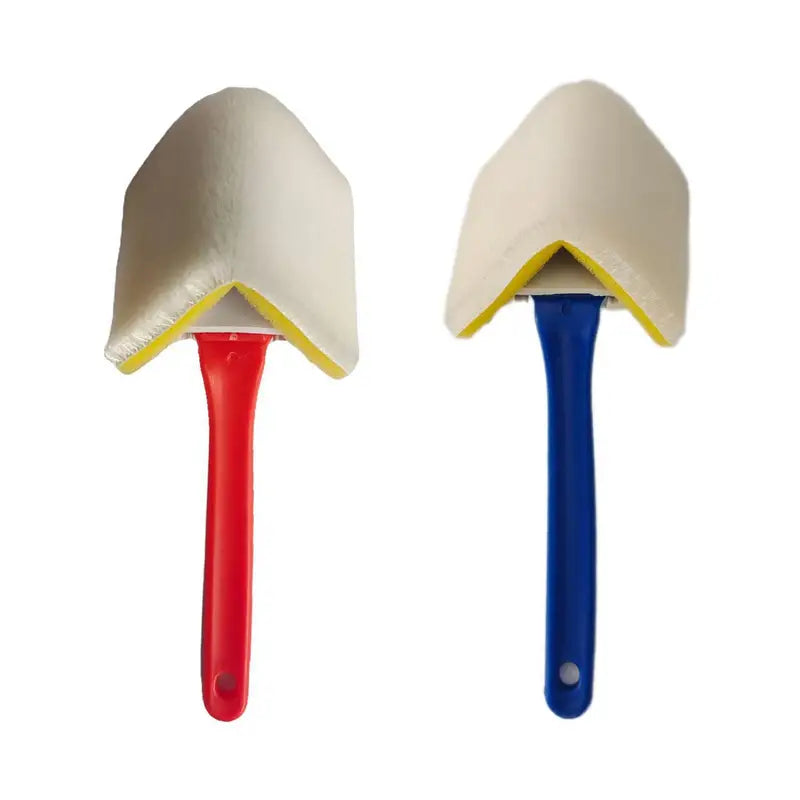 Nylon Corner Paint Brush with Sponge Pad for Edging and Trim Painting