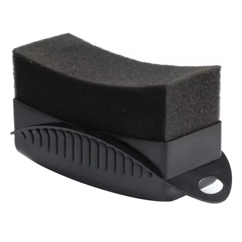 Car Tire Cleaning Sponge Brush with Cover - Polishing, Washing & Detailing Tool