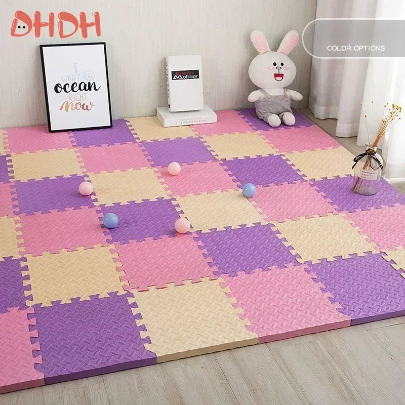 Interlocking Foam Puzzle Play Mat - Non-Slip EVA Floor Tiles for Home & Gym