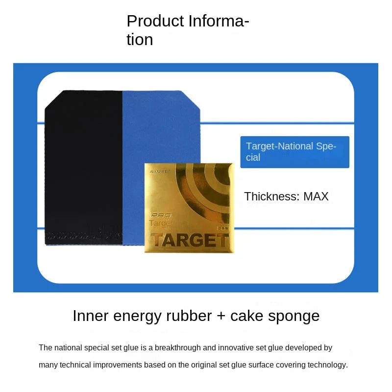 High Density Adhesive Cover for Tennis Targets - Blue Sponge, Professional Grade