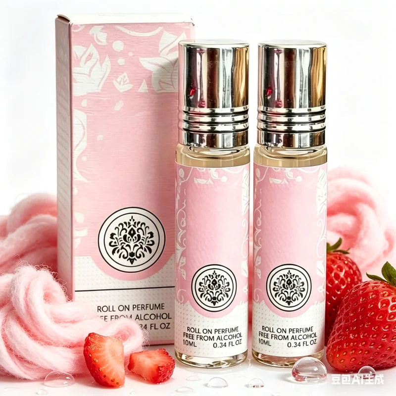 Dopamine Roll-On Body Essential Oil for Women - Portable Eau De Parfum, Long-Lasting Fragrance