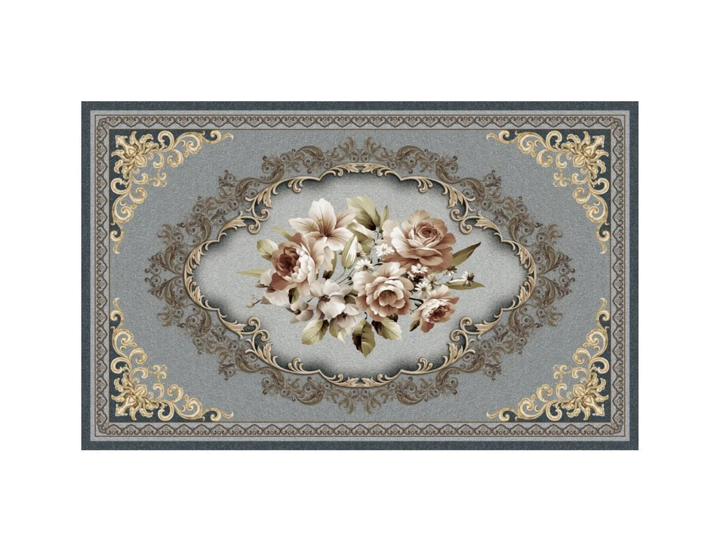Imitation Cashmere Living Room Rug Moisture-Proof & Mildew Resistant Blanket