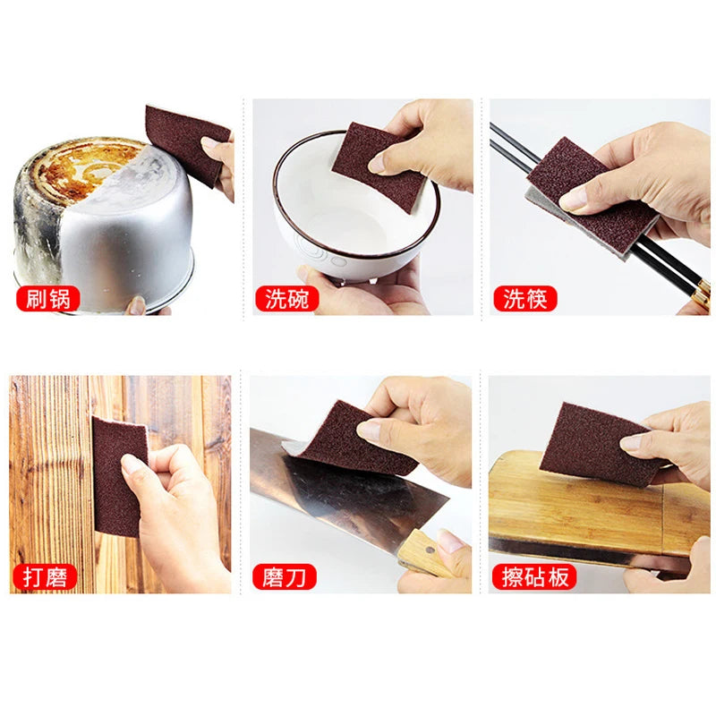 Kitchen Cleaning Sponge - Melamine Eraser for Pots and Utensils - Multi Color