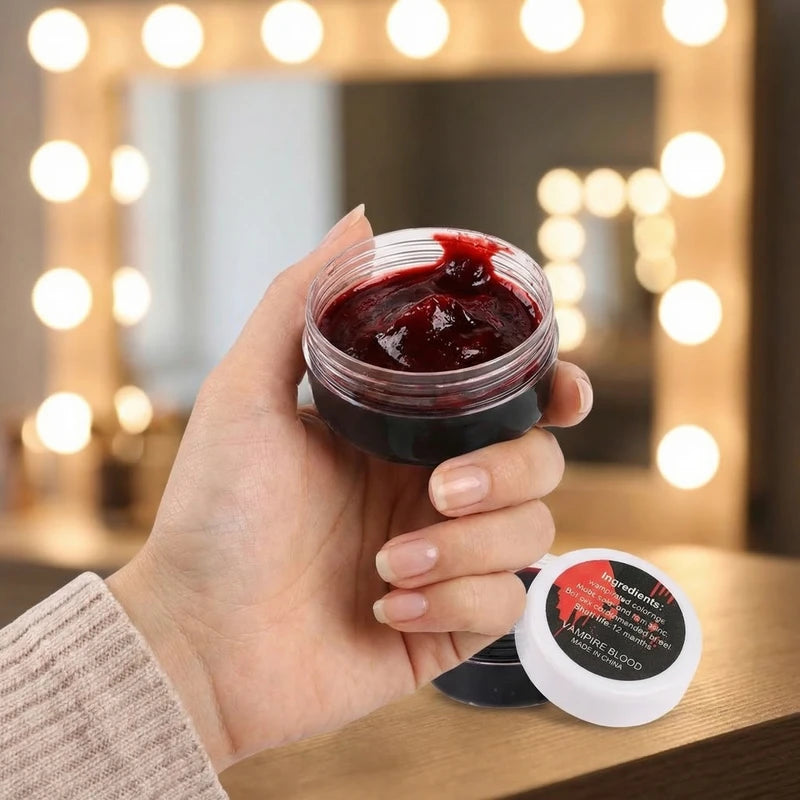 Fake Blood Gel for Halloween Body Painting and Cosplay 30g - Skin-Friendly, Easy to Clean