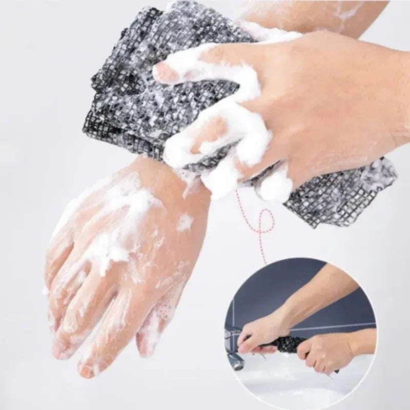 Nylon Exfoliating Bath Brush for Back & Body - Shower Scrubber