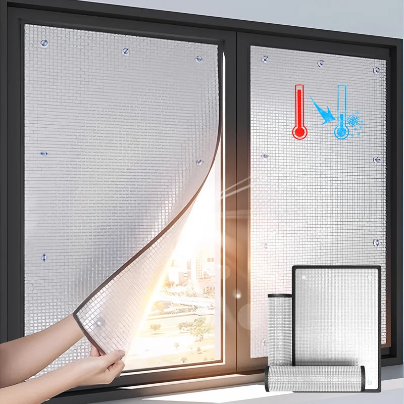 Blackout Window Film Sun Shade Insulation Curtain for Home & Car - UV Protection